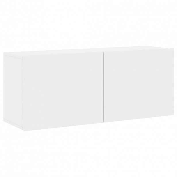vidaXL TV skříňka nástěnná bílá 100 x 30 x 41 cm