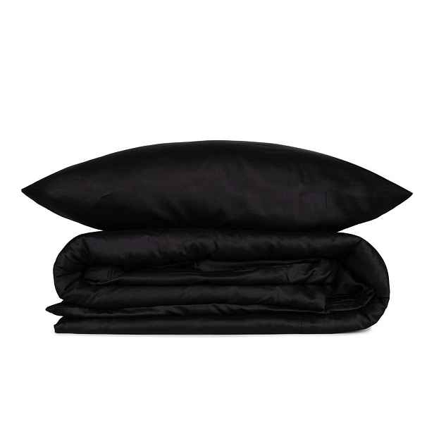 Černé povlečení na jednolůžko 200x140 cm Elegant  – Mijolnir