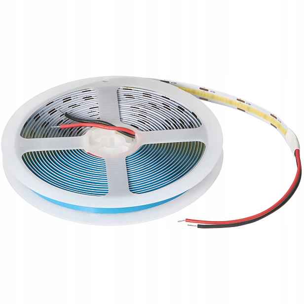 Led pásek Cob 12V, 480L/m, 800lm/m, 10W/m, IP20, 3000K, 5 m