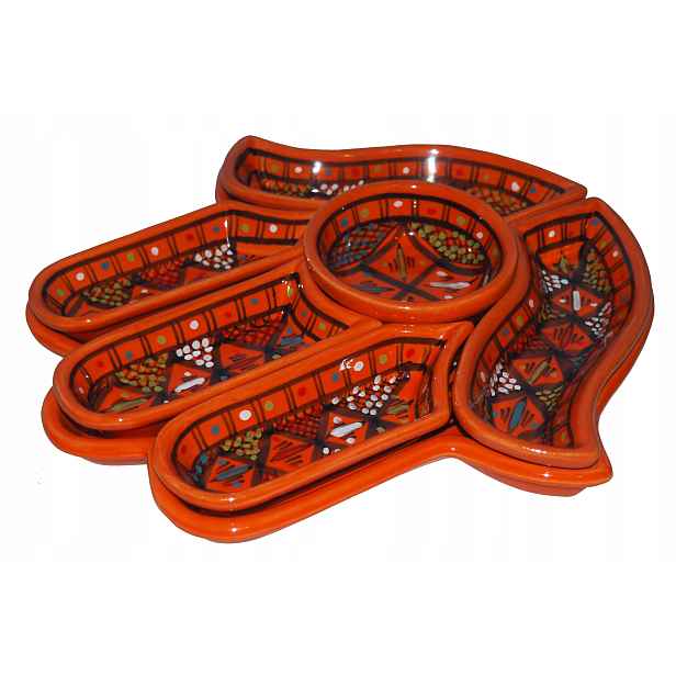 Meze Set pro Mezze Meze Fatima Maroko Tunisko Hamsa