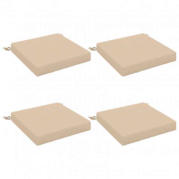 vidaXL Polstry ve 4 kusech SOEST 4 ks 100% polyester Krémová