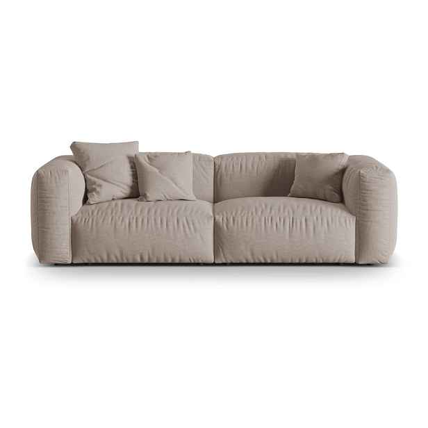 Béžová modulární pohovka 240 cm Martina – Micadoni Home
