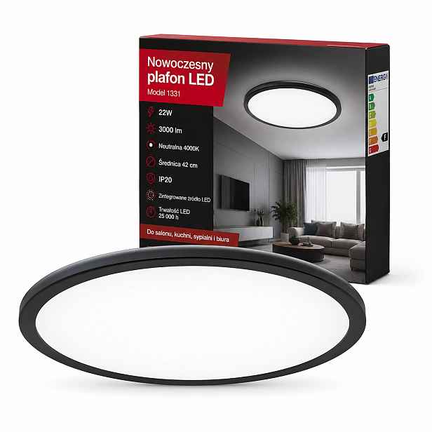 Stropní svítidlo Stropní Svítidlo Led 22W Neutrální barva Obývací pokoj Chodba Kuchyně 42 cm