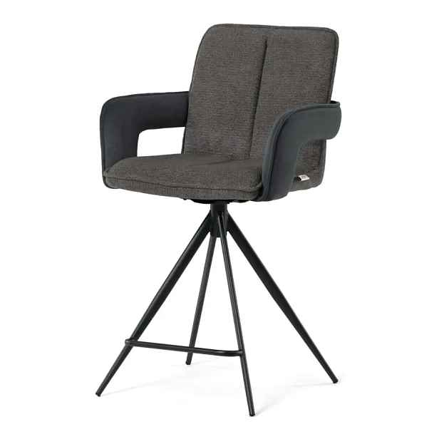 Autronic Otočná barová židle AUB-F1146 GREY2 – šedá