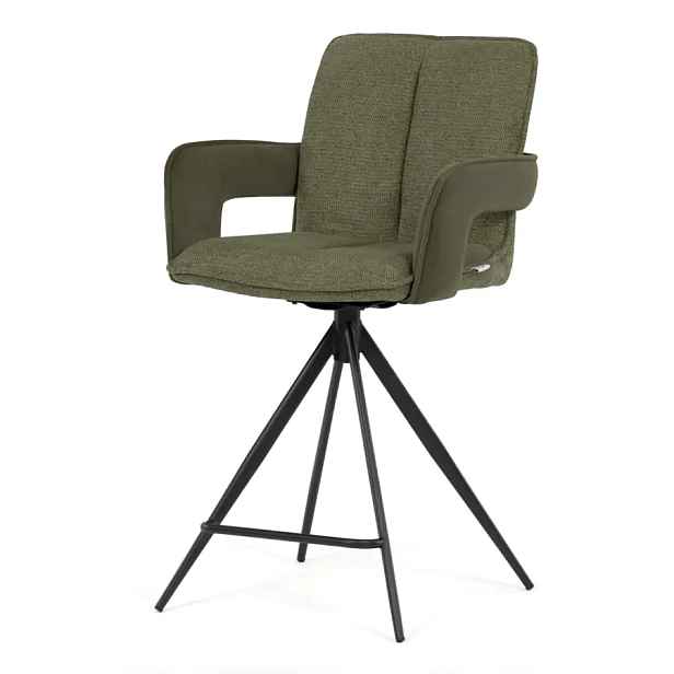 Autronic Otočná barová židle AUB-F1146 GRN2 – zelená