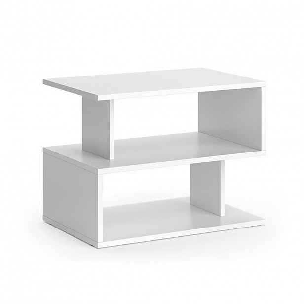 Vicco KONFERENČNÍ STŮL Shelby Bílá 59 x 39 cm