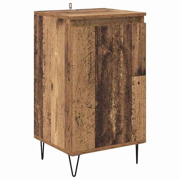 vidaXL Servírovací skříň Staré dřevo 40 x 35 x 70 cm Kompozitní dřevo