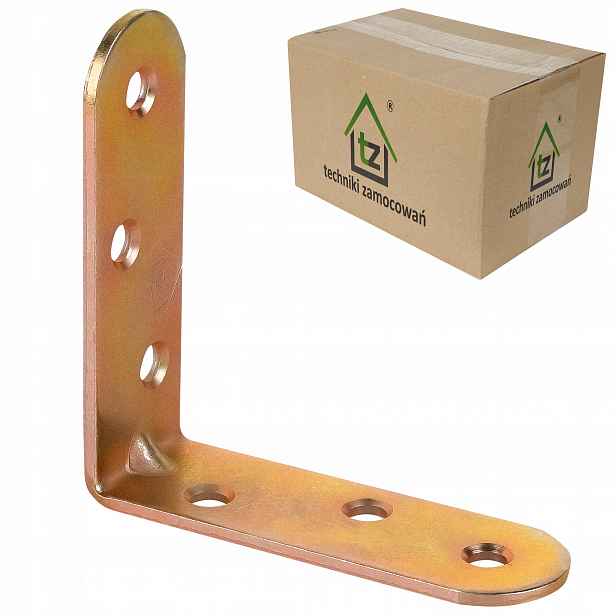 Ocelové perforované úhelníky 60x60x20 x 2mm 100 ks nábytkové úzké KW4