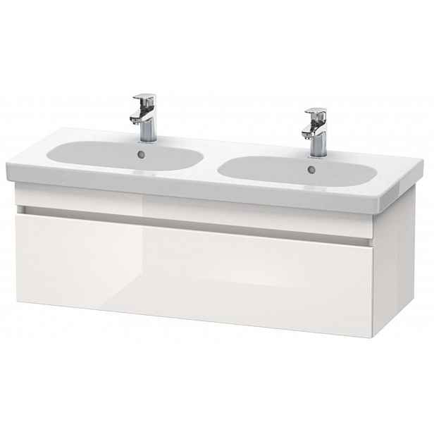Duravit DuraStyle - Umyvadlová skříňka 40x115x45 cm, 1 zásuvka, lesklá bílá DS638602222
