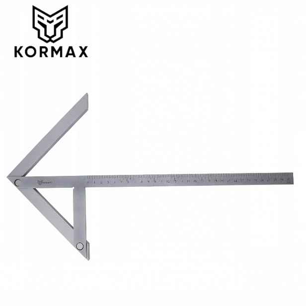 Středící úhelník 300 x 180 mm Přesný středicí prvek Kormax (MT1701-51)