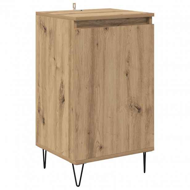 vidaXL Servírovací skříň Artisanový dub 40 x 35 x 70 cm