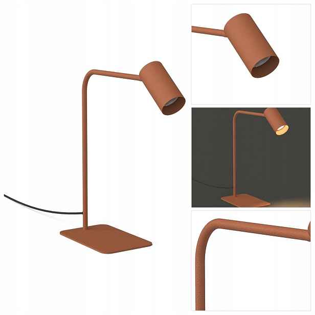 Moderní stolní lampa Mono oranžová v dětském pokoji Nowodvorski