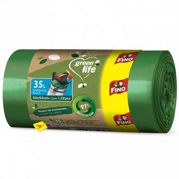 Pytle na odpad i Fino green life 35l /22ks