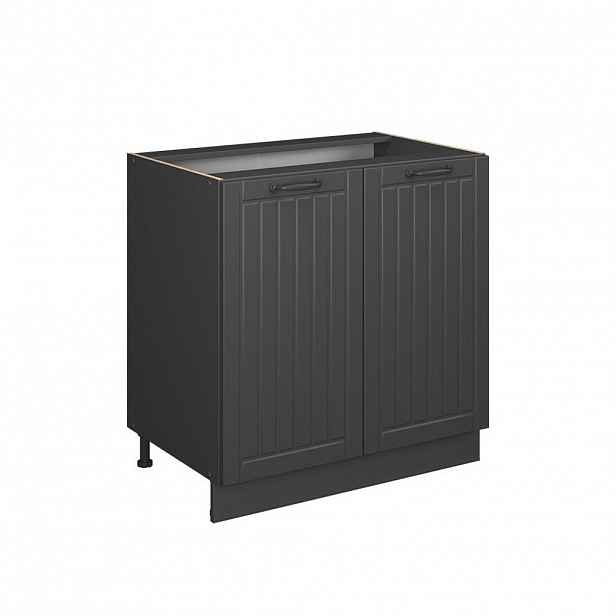 Vicco SPODNÍ SKŘÍŇKA KUCHYŇSKÉ LINKY Fame-Line, Tmavě šedá/Antracit, 80 cm bez pracovní desky