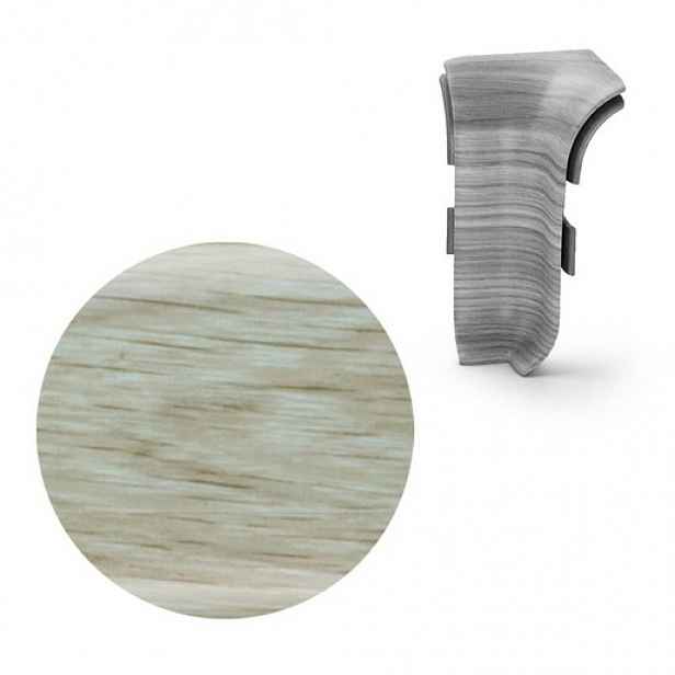 Vnitřní roh k soklu Naturel dub pískový , PVC délka 0,5 cm, výška hrany 56 mm, NATNGTWF0