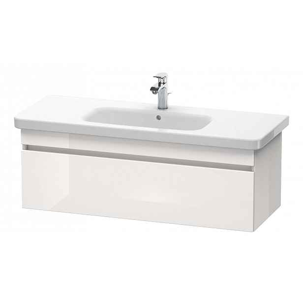 Duravit DuraStyle - Umyvadlová skříňka 40x113x45 cm, 1 zásuvka, lesklá bílá DS639502222
