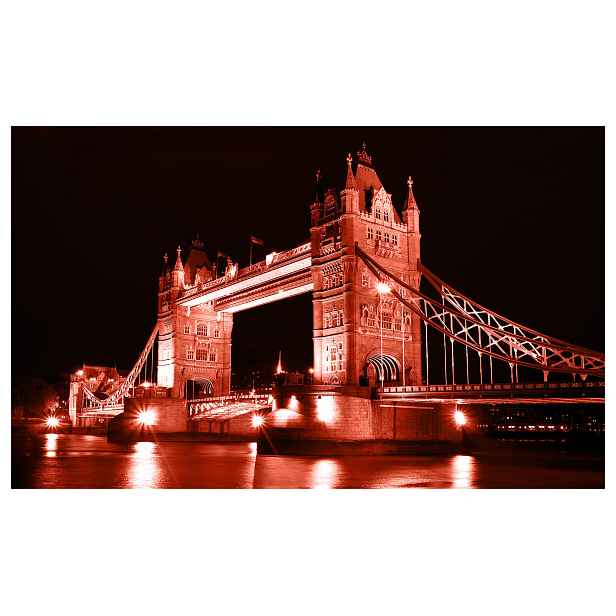 Vliesová fototapeta Tower Bridge v noci s gotickou elegancí 250x175 lepidlo