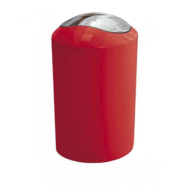 Odpadkový koš volně stojící Kleine Wolke Glossy 5 l červená 5063466858