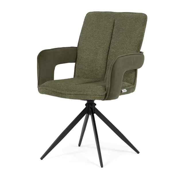 Autronic Otočná jídelní židle DCH-F1146 GRN2 – zelená