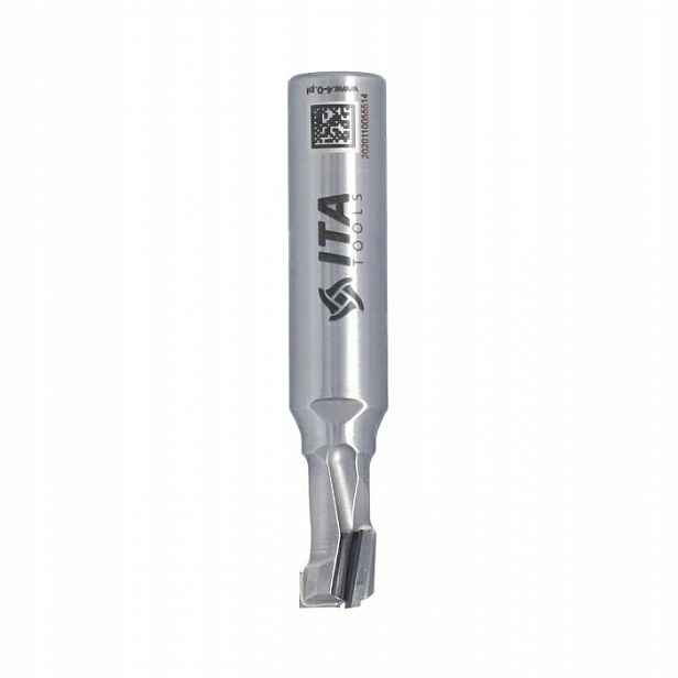 Ita Tools diamantová fréza Z1+1 D10 I15 L63 S12 mm 3 spirály tělo Ocel