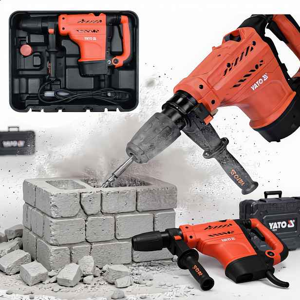 Kombinované Vrtací-sekací Kladivo Sds Max 20J 1300W YT-82131