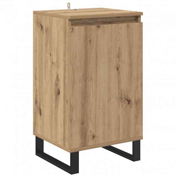 vidaXL Servírovací skříň Artisanový dub 40 x 35 x 70 cm