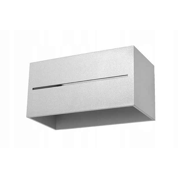 Sollux Lighting Nástěnné svítidlo Lobo Maxi šedé SL.0529