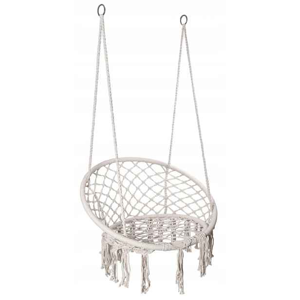 Křeslo závěsná houpačka Togo Krémové