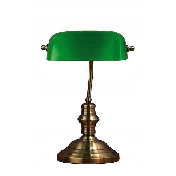 Stolní lampa bankéřská zelená Bankers 42 cm 105931 Markslojd