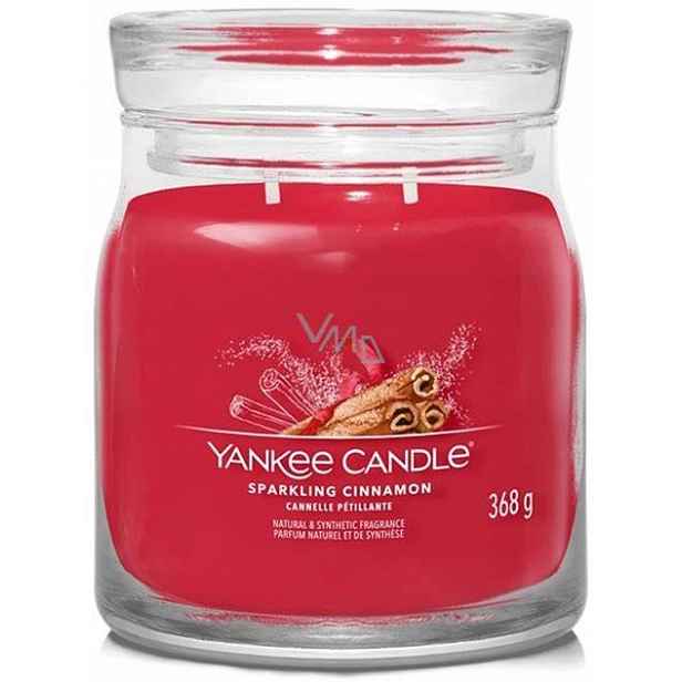 Yankee Candle Střední svíčka Sparkling Cinnamon 368 g
