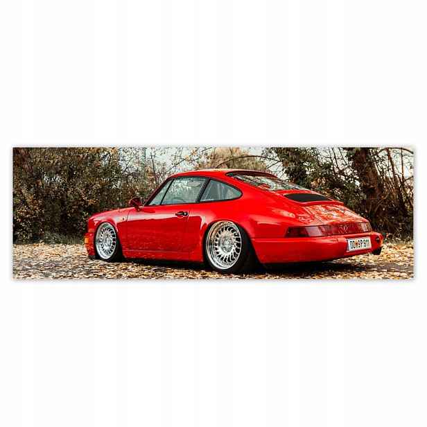 Plakáty 200x66 Červené Porsche Auto