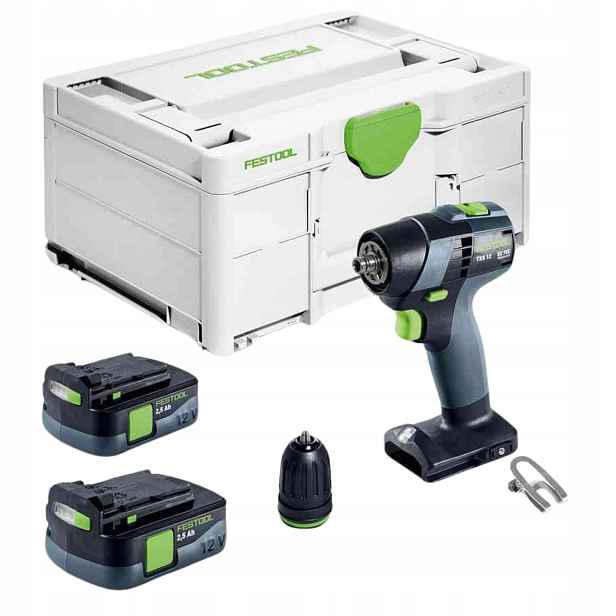 Festool Akumulátorový aku vrtačka Txs 12 2,5-Plus Bez Nabíječky