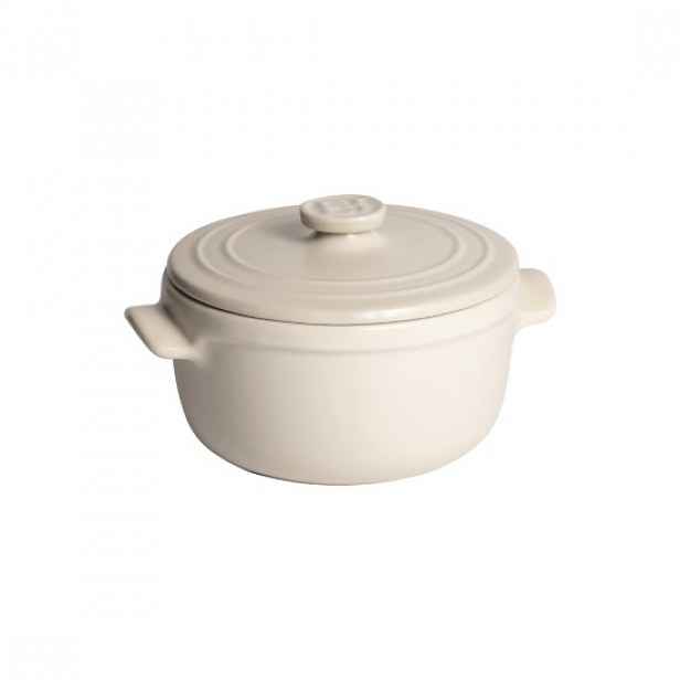 Mini hrnec na vaření Cocotte, keramický, 13,5 cm / 0,55 l, "Solo", opá