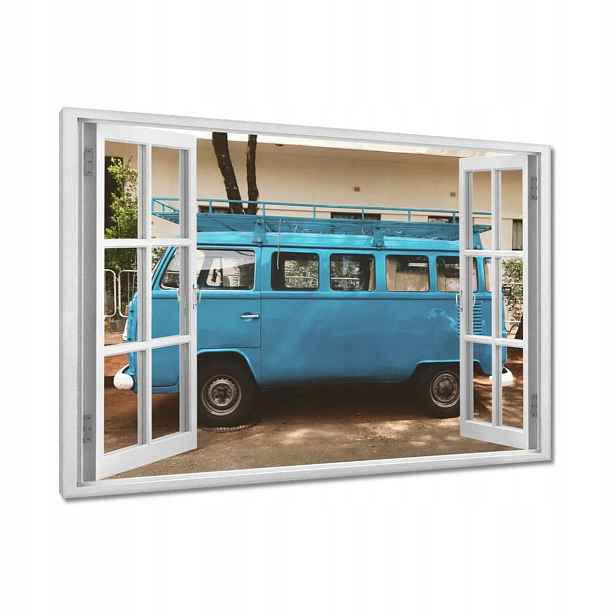Obrazy 90x60 Modrý okurka Vw