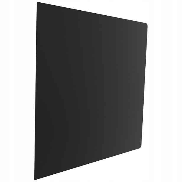 Ocelová základna pod kamna Vzor 9 80x80 cm černá