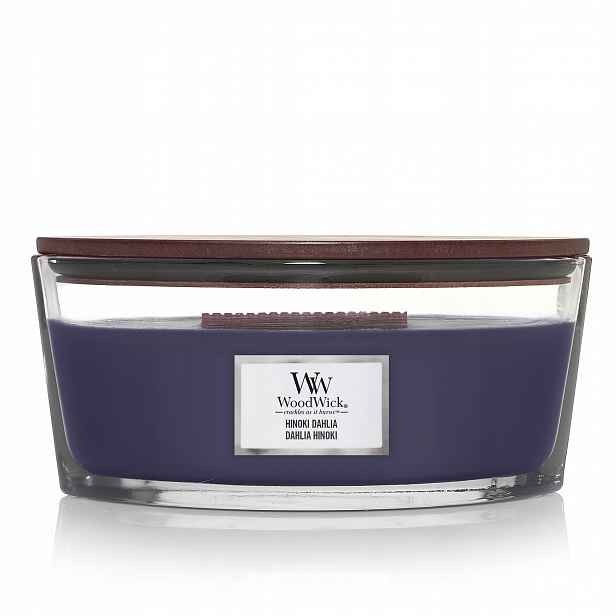WoodWick Elipsa svíčka Hinoki Dahlia 453,5 g