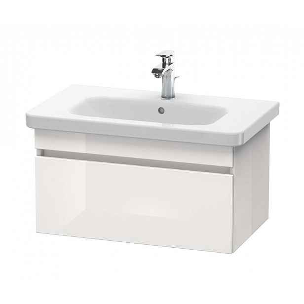 Duravit DuraStyle - Umyvadlová skříňka 40x73x45 cm, 1 zásuvka, lesklá bílá DS638102222
