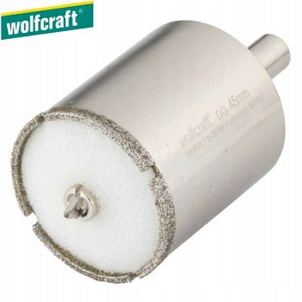 Korunkový Vrták na dlaždice 45 mm Wolfcraft keramická