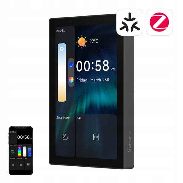 Sonoff Ovládací Panel Wifi Bluetooth Zigbee Matter Nspanel Pro 120