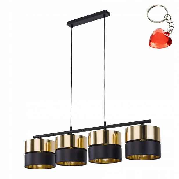 Závěsná lampa Hilton Black/gold 4342 Tk Lighting