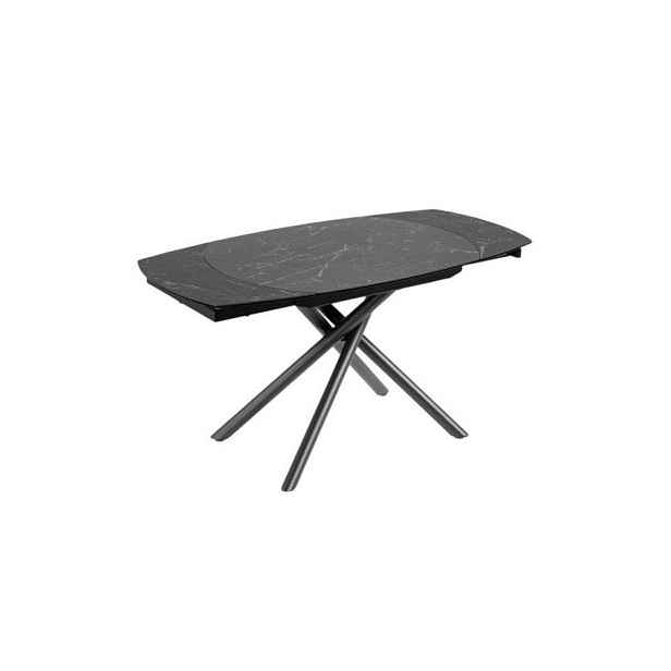 Rozkládací jídelní stůl s přídavnou deskou s keramickou deskou 100x130 cm Yodalia – Kave Home