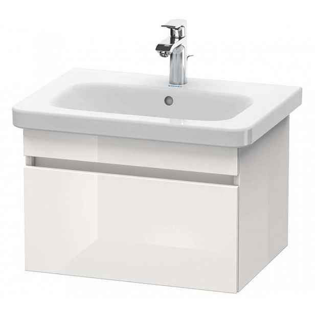 Duravit DuraStyle - Umyvadlová skříňka 40x58x45 cm, 1 zásuvka, lesklá bílá DS638002222