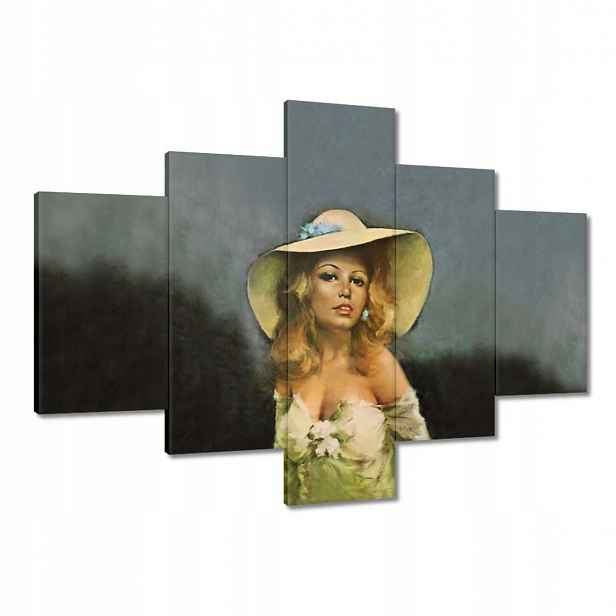 Obrazy 100x70 Brigitte Bardot Klobouk