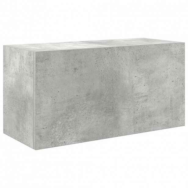 vidaXL Koupelnová nástěnná skříňka betonově šedá 60x25x30 cm kompozit