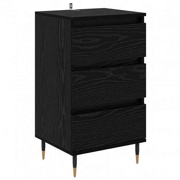 vidaXL Servírovací skříň Černý dub 35 x 40 x 70 cm Kompozitní dřevo