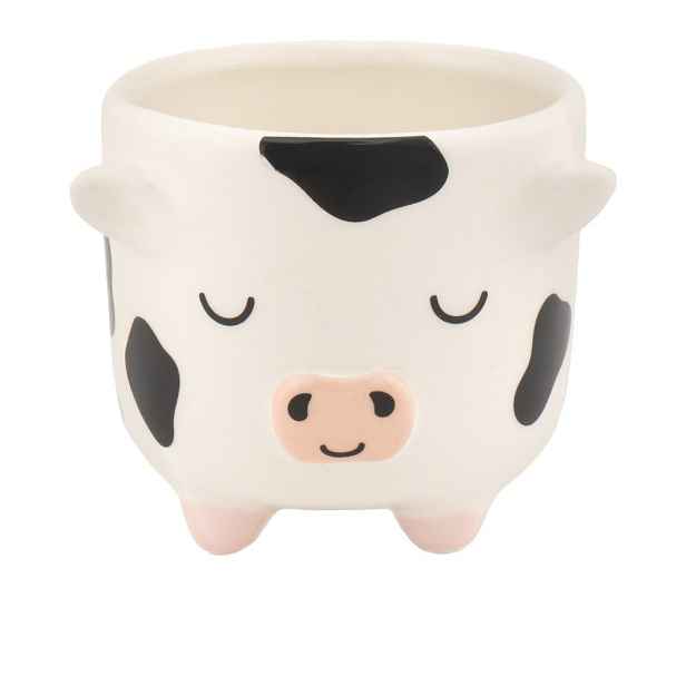 Keramický obal na květináč ø 7,5 cm Cow – Sass & Belle