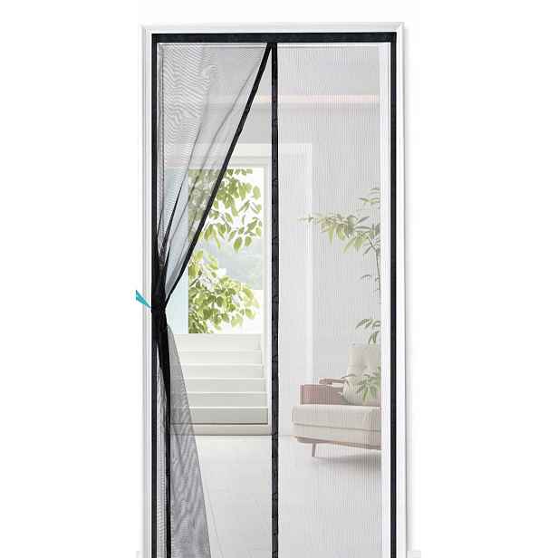 Moskytiéra na dveře 65x210 cm, průhledná síťka proti hmyzu