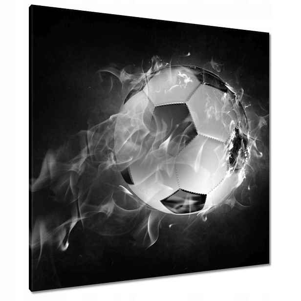 Obrazy 90x90 Fotbal Oheň