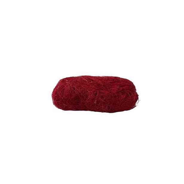 dekorace SISAL červený 50g, sáček, EAN