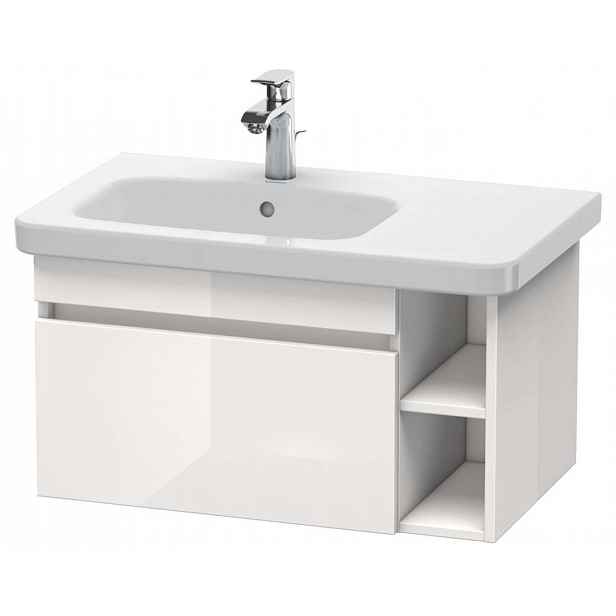 Duravit DuraStyle - Umyvadlová skříňka 40x73x45 cm, 1 zásuvka, lesklá bílá DS639402222